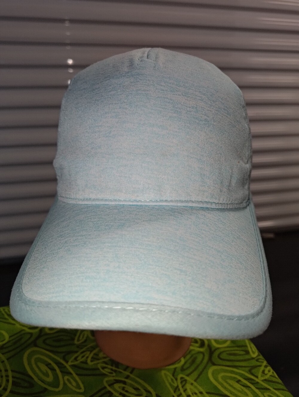 Ponyflo Sunblocker Adjustable Strap-on Teal Hat Cap